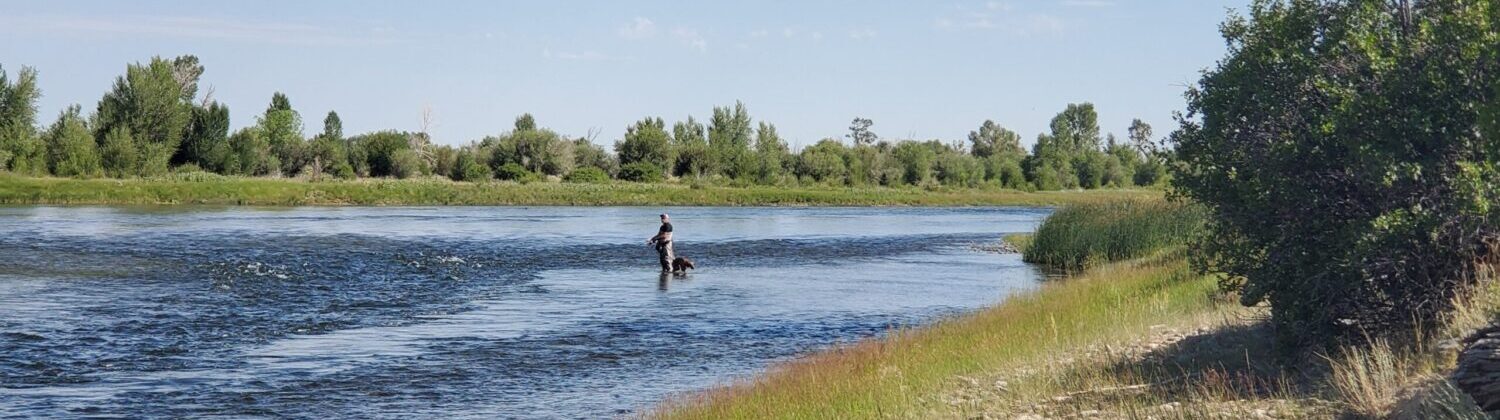 Doug Fishing in the River