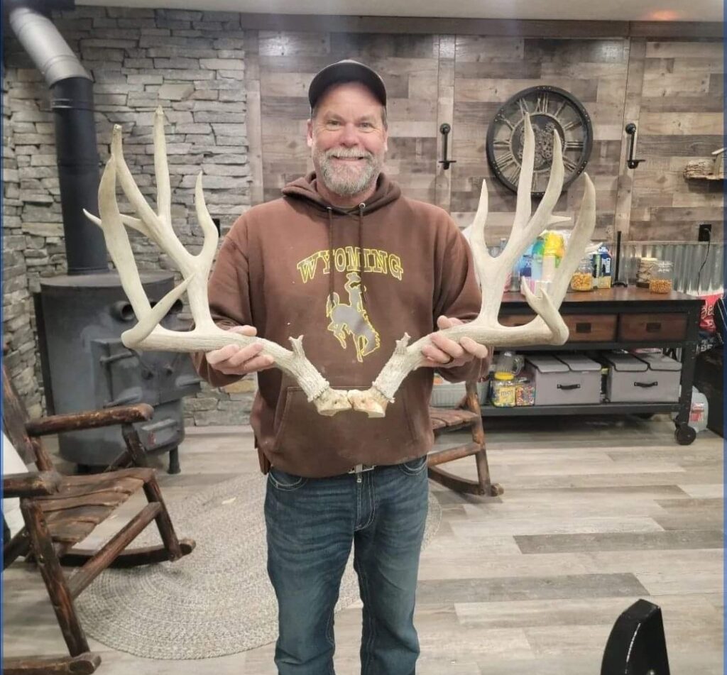 Doug showing Huge Rack